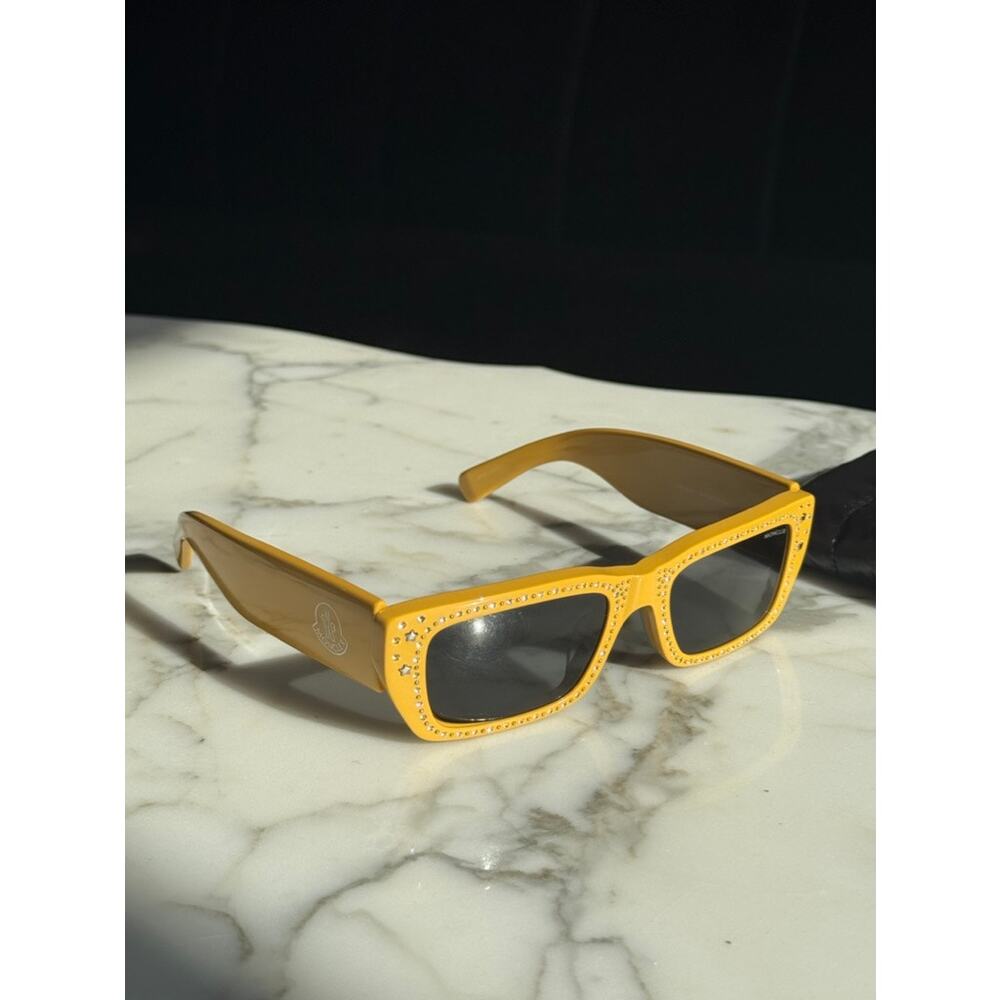 NEW Moncler ML0184 Halometre Black Silver Mask Sunglasses - Picture 4 of 5